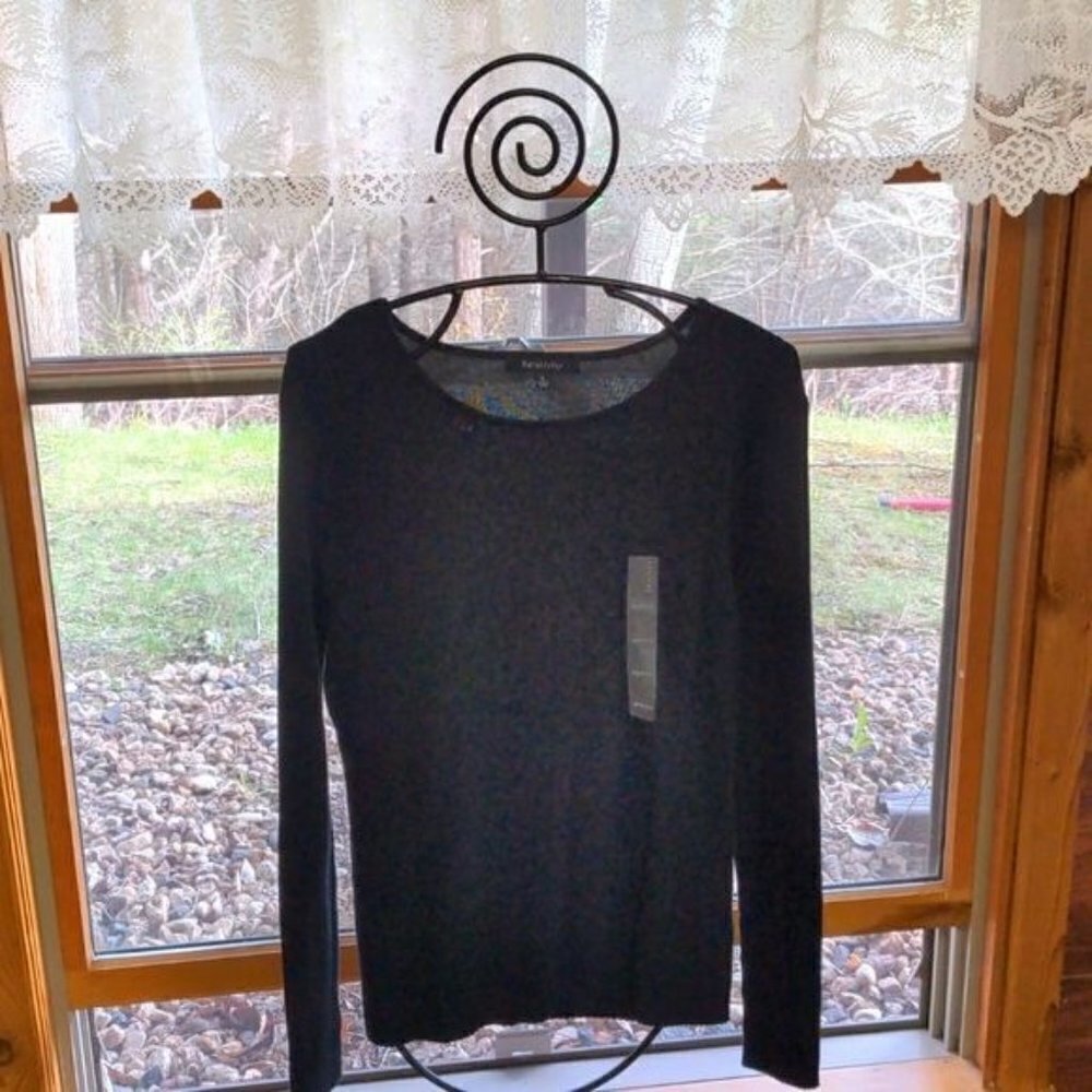 Relativity Midnight Black Sz. XL Long Sleeve Sweater‎